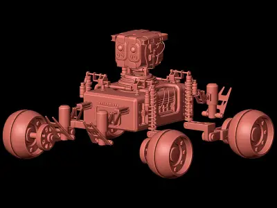 Robot 2 - Only Mesh 3D model