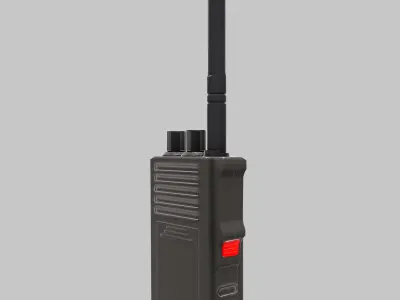 Walkie-Talkie Low-Poly Low-poly 3D model