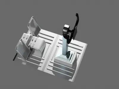 ART 72 600 Yoke Low-poly 3D model