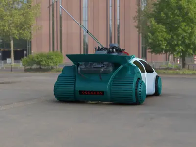 Hill Valley Police Car 2015 3D model