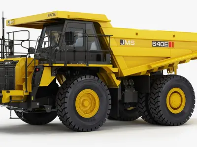 Mining Dump Truck Generic v4 3D model