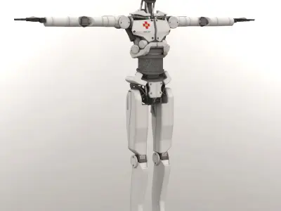 Med Bot LP Low-poly 3D model