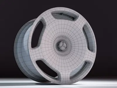 Wheel Mercedes Maybach Monoblock 3D model