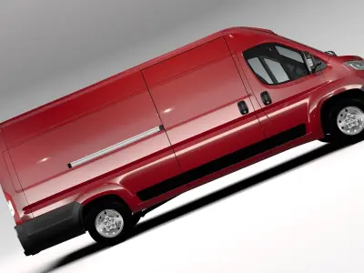 Citroen Jumper Van L4H2 2017 3D model
