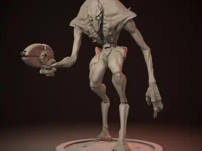 Tauran Alien Creature 3D Print Model 3D print model