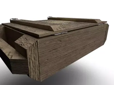 Military Box Low-poly 3D model