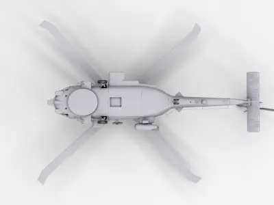 MH-60R Danish Seahawk Navy Helicopter 3D model
