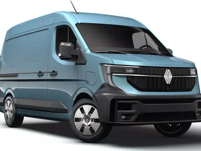 Renault Master E-TECH L2H2 Van 2024 3D model