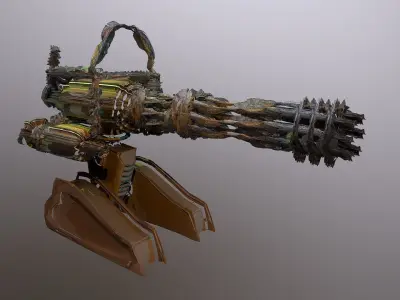 Sci-Fi Turret 3D model