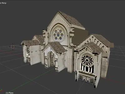 Building - Parish Mercedes 3D model