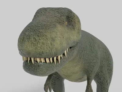 3D T-Rex Model t - rex dinosaur Low-poly 3D model