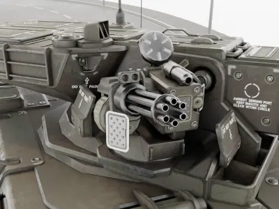 light tank Low-poly 3D model purchase