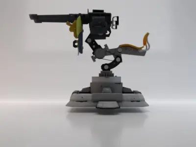 Turret Low-poly 3D model