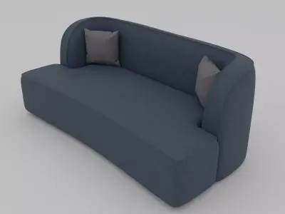 Sofa and pillow Free 3D print model