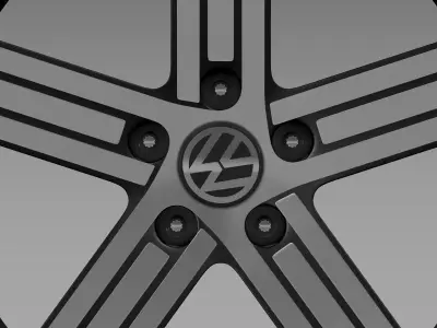 Volkswagen Golf R rim 3D model