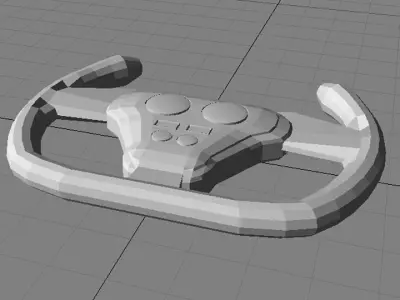 Steering - Racing type 3D model