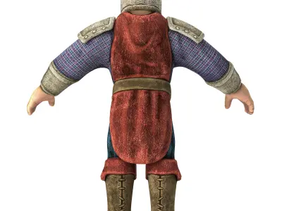 CASTEL GUARD Low-poly 3D model