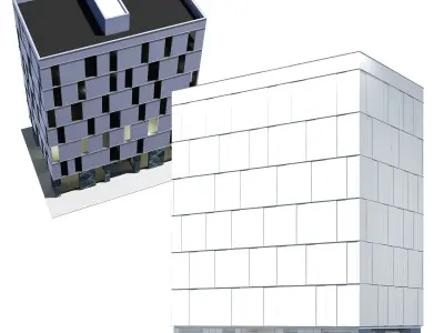 Apartment building 3D model