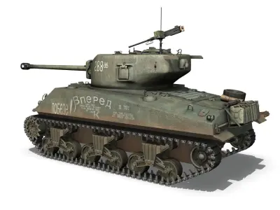 M4A2 Sherman - 288 - Russia 3D model