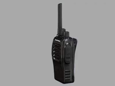 BF 88 Radio Low-poly 3D model