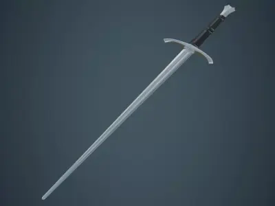 Longsword 1A Low-poly 3D model