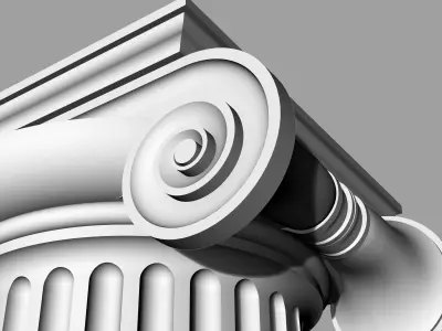 Ionic Capital 3D model