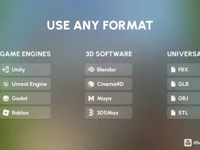 Pirates Low-poly 3D model