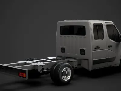 Opel Movano CrewCab DW E20 Chassis 2020 3D model