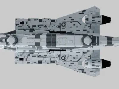 Gozanti Attack Cruiser LITE 3D model