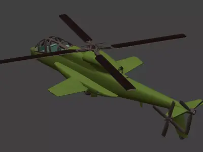  Lockheed AH-56  3D print model