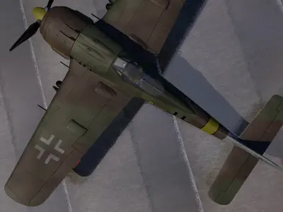 Focke-Wulf Fw-190 A-8 3D model