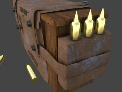 Military Inventory Free low-poly 3D model