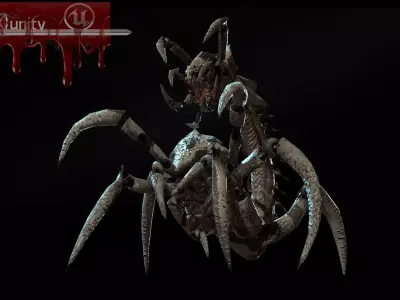 Nightmare Beetle 2 Low-poly 3D model