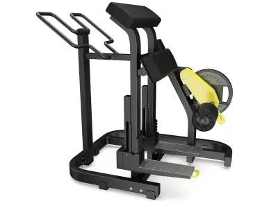 Technogym - Plate Loaded - Standing Leg Curl 3D model