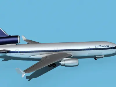 McDonnell Douglas MD-11 Lufthansa 3D model