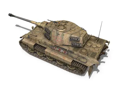 Panzerkampfwagen VI - Ausf B - Tiger II - 333 3D model