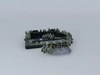 Gate Of Cheng Ching Lake, Kaohsiung, Taiwan Free 3D model