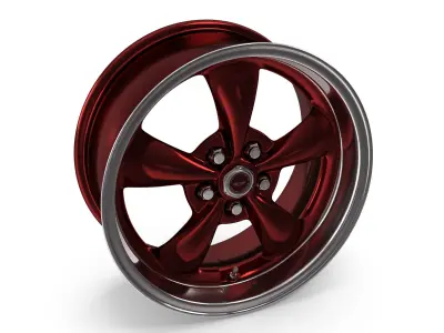 American Racing Torq Thrust M Wheel Red 17 3D model