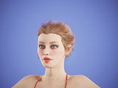 game rigged pack Low-poly 3D model