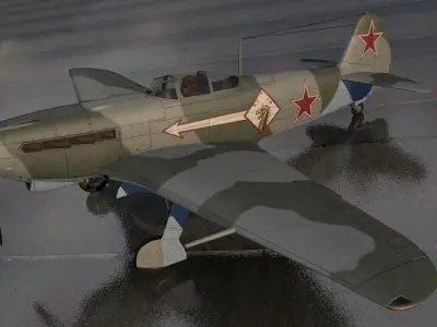 Yakovlev Yak-9D 3D model