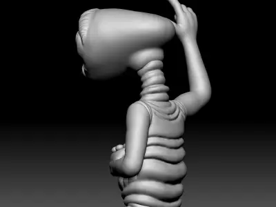 Alien Statue - 090 3D print model