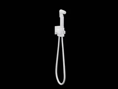 Toilet Jet Spray Low-poly 3D model