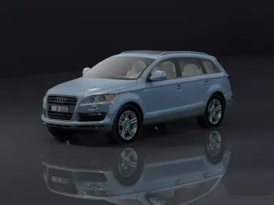 AUDI Q7 2006 CAR MODEL Low-poly 3D model