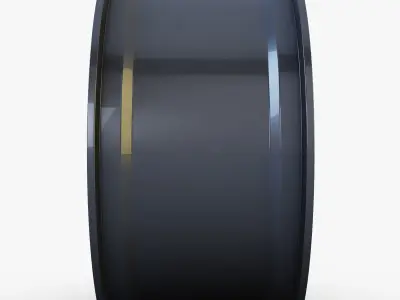 Style 300 wheel ferric gray Mid Poly Low-poly 3D model