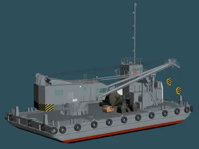 JMSDF 4support ship set 3D model