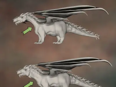 Creation Kit for Celestial Dragonis Low-poly 3D model