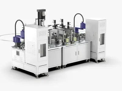 Automatic Copper Tube Grinding Full Circle Machine 3D model