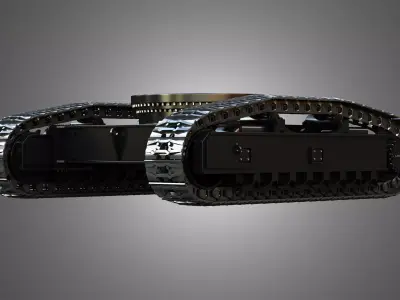 Liebherr R9250 Tracks - Crawler 3D model