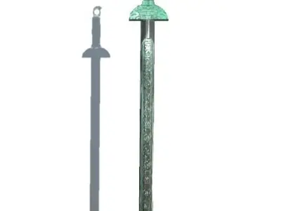 Green Destiny Free low-poly 3D model