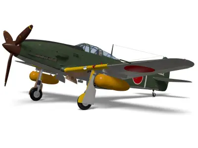 Kawasaki Ki61 hien TypeII kai Late  tony 3D model